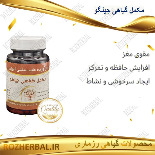 مکمل گیاهی جینکو 50 عددی دکتر خیر اندیش